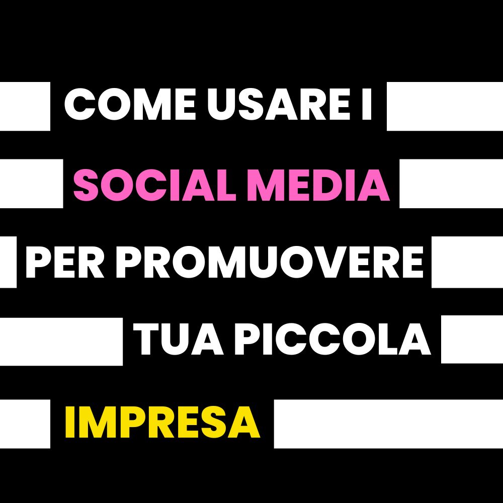 social media per la tua piccola impresa